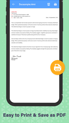 Save Website as PDF Screen 2