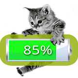 Kitten Battery Widget Premium icon