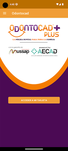 Android application ODONTOCAD - Póliza Dental screenshort