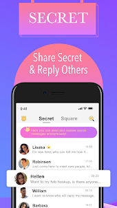 Secret Dating: Anonymous Chat