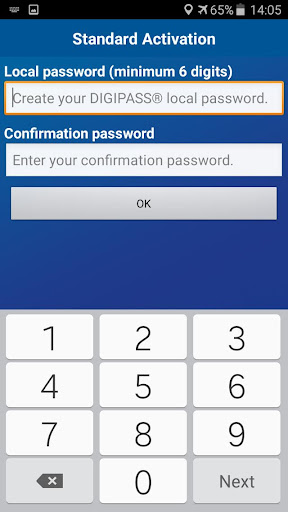 FABOnline Token Screen 2