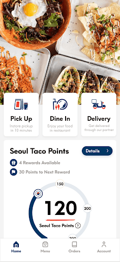 Android application Seoul Taco screenshort