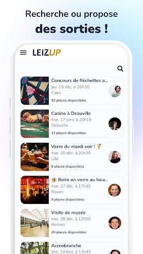Leizup - Rencontres amicales Screen 2