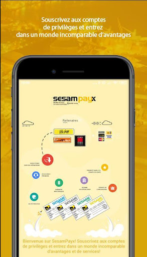Android application SesamPayx screenshort