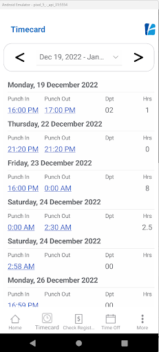 AlChavo - Mobile Payroll Screen 3