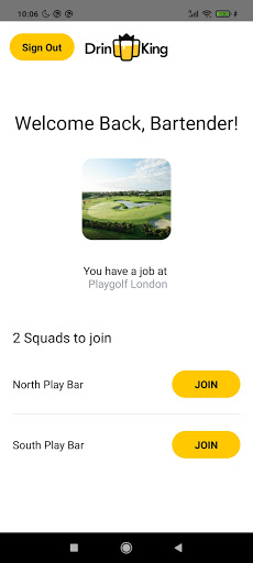 Android application DrinKing Venues screenshort