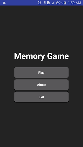 Android application Memory Game w/ Ads screenshort