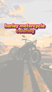 Harley Motorcycle Coloring