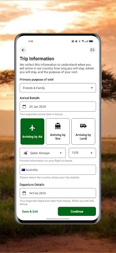 Kenya eTA Screen 3
