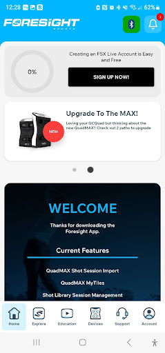 Screenshot of Foresight App