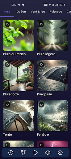 Aperçu de l'application