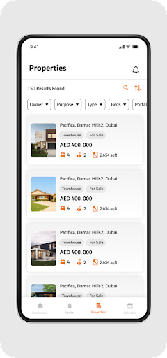 Homes4Life CRM Screen 3