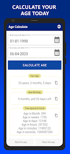 Age Calculator : Date Of Birth
