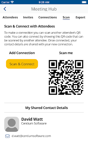 University of Otago Events App Screen 3