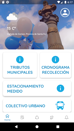 Android application Cañada de Gomez screenshort