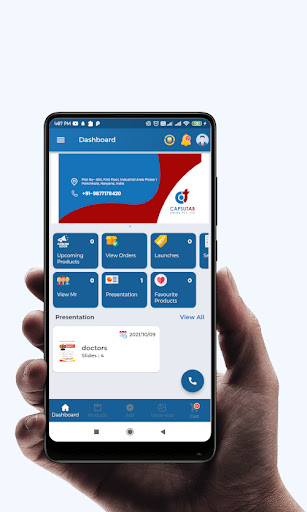 Android application Capsutab Drugs Pvt. Ltd. screenshort