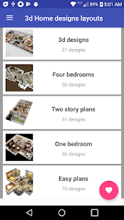 3d Home designs layouts Screenshot