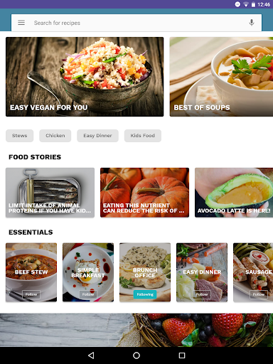 Screenshot of Portuguese Recipes