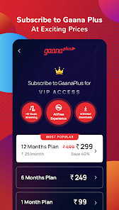 Captura de Pantalla 24 Gaana: Song App & Music Player android