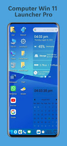 Computer Win 11 Launcher Pro 5.2 APK + Mod (Paid for free) for Android