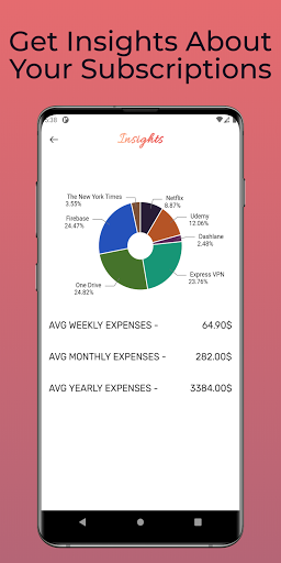 Subscription Trackr - Manage & Screen 3