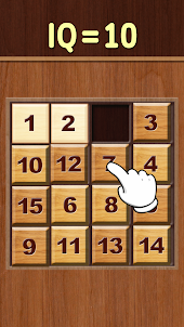 Wood Number Puzzle