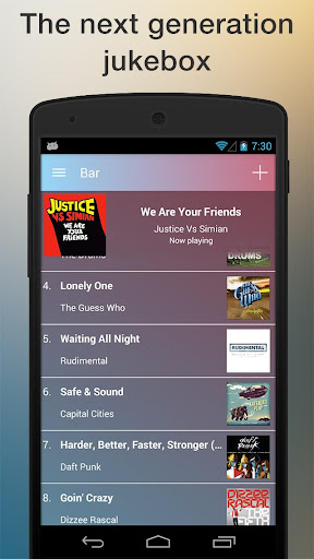 Android application BarBox screenshort