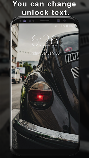Retro Car Lock Screen Screen 3