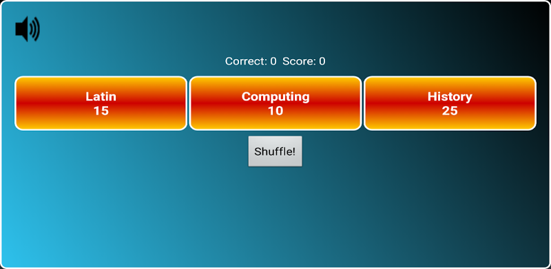 Shuffle Trivia Game
