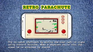 Retro Parachute - Screenshot 2