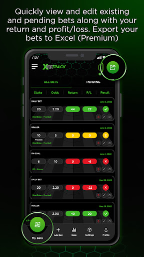 XBet Track Sports Bet Tracker 3