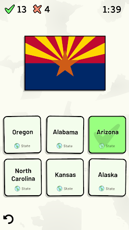 Game screenshot US States Quiz hack