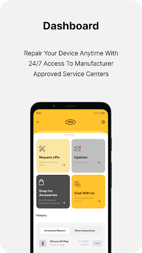 Android application MYMTNPicknfix screenshort