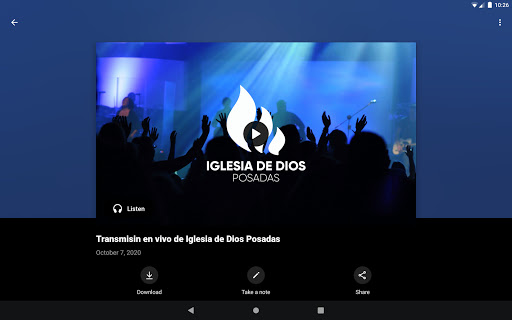 Screenshot of Iglesia de Dios IDD