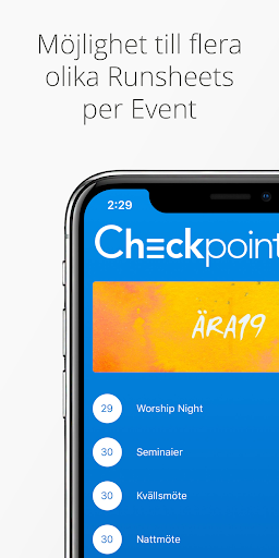 Checkpoints · Event Tracking Screen 3