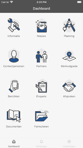 Android application Salverda communicatie screenshort