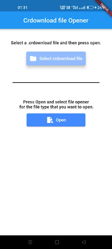 Crdownload File Viewer Screen 2