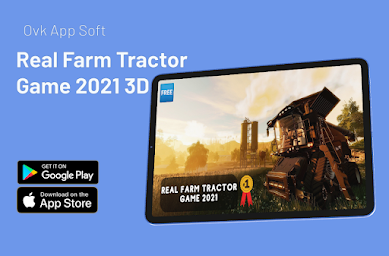 Real Farm Tractor Game 2021 3D