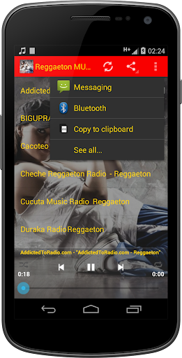 Raggaeton MUSIC Radio Screen 2