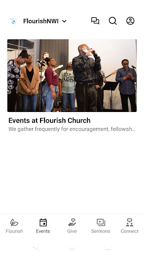 Flourish Church Screen 2