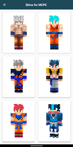 Android application Anime Skins for Minecraft PE screenshort