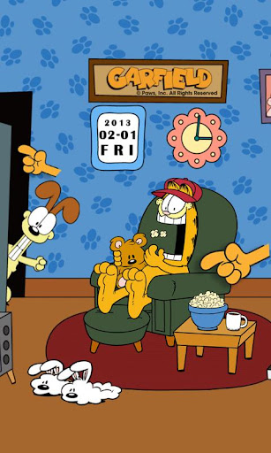 Home Sweet Garfield LW Lite Screen 2