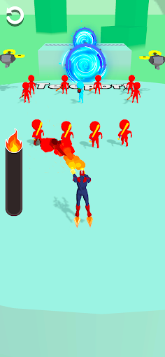 Metal Dude 3D: Fly & Fight - Screenshot 2