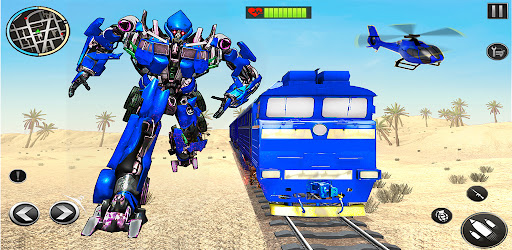 Train Robot Transform Game cover