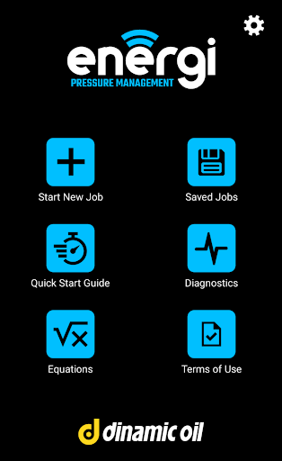 Android application Energi Pressure Management screenshort