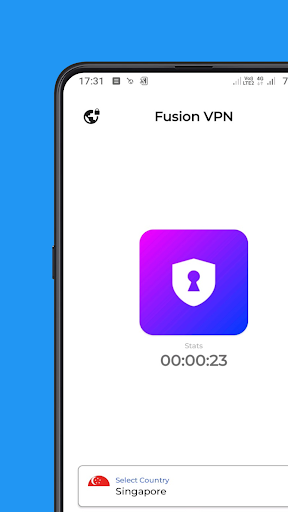 Android application Fusion VPN screenshort