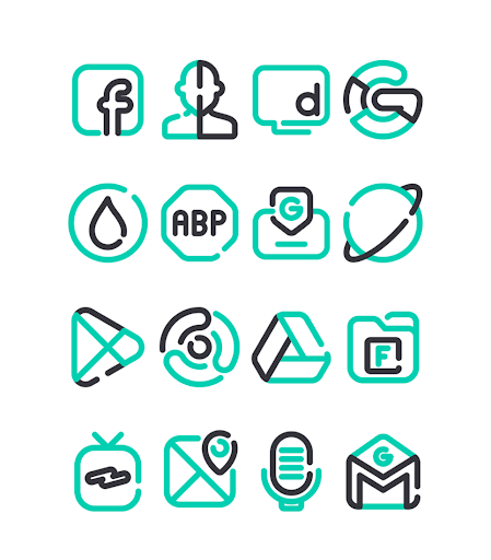 Lineblack - Tosca icon Pack