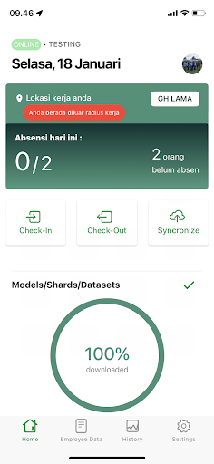 Android application GGP Mobile Attendance screenshort