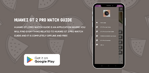 Android application HUAWEI GT 2 Pro Watch guide screenshort