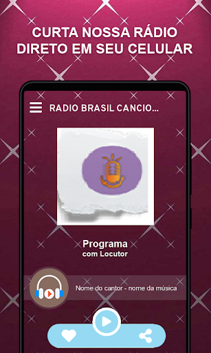 Android application Radio Brasil Cancioneiro screenshort